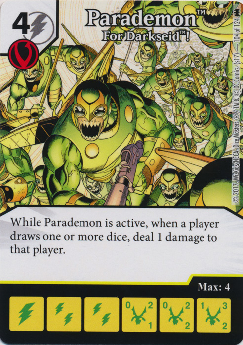 Parademon - For Darkseid! (Die and Card Combo)