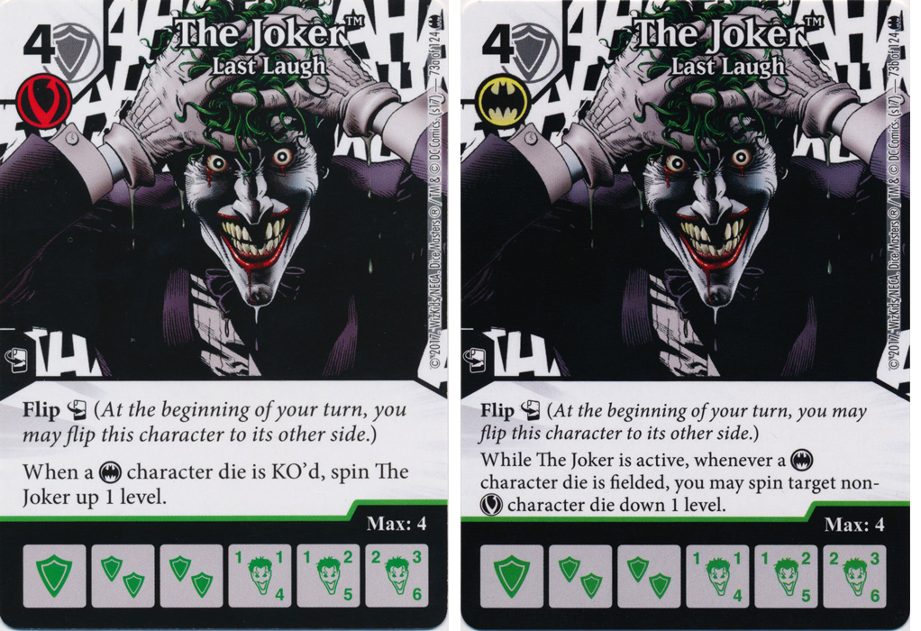 The Joker - Last Laugh (Die and Card Combo)
