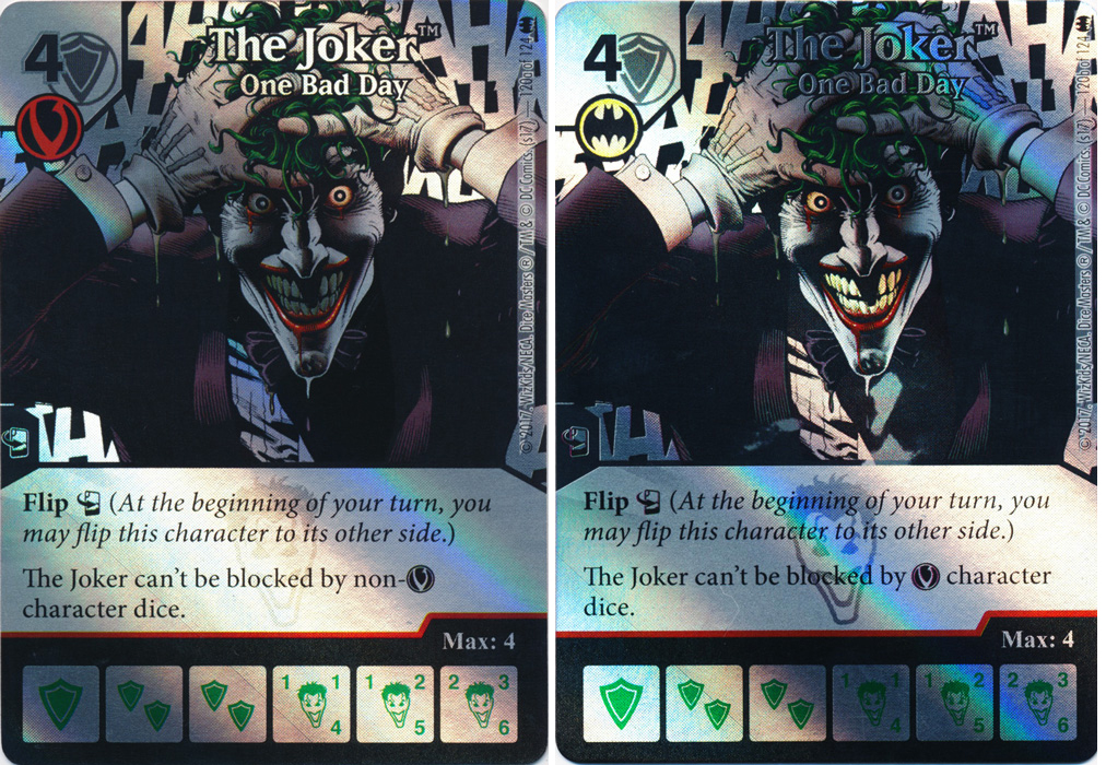 The Joker - One Bad Day (Die and Card Combo)