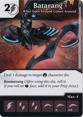 Batarang - What Goes Around Comes Around (Die and Card Combo) - Foil