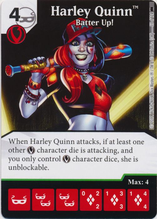 Harley Quinn - Batter Up! (Die and Card Combo) - Foil