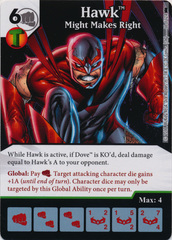 Hawk - Might Makes Right (Die and Card Combo) - Foil