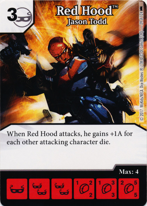 Red Hood - Jason Todd (Die and Card Combo) - Foil