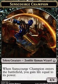 Sunscourge Champion Token