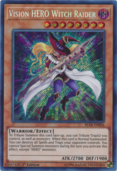 Vision HERO Witch Raider - BLLR-EN026 - Secret Rare - 1st Edition