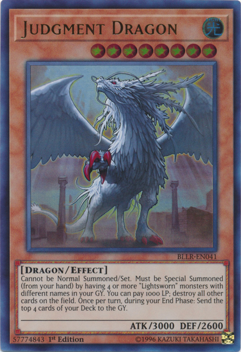 Judgment Dragon - BLLR-EN041 - Ultra Rare - 1st Edition