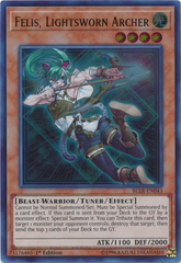 Felis, Lightsworn Archer - BLLR-EN043 - Ultra Rare 1st Edition