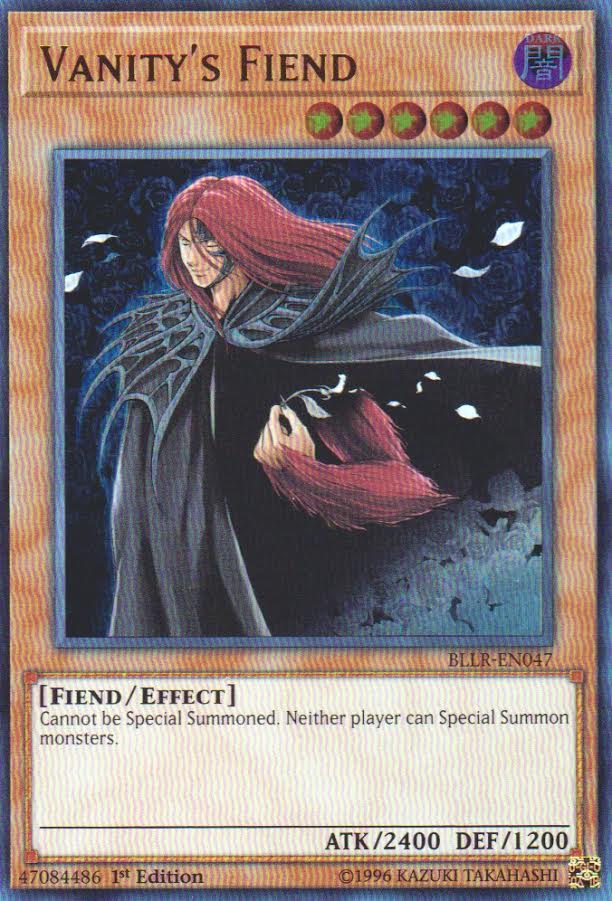 Vanitys Fiend - BLLR-EN047 - Ultra Rare - 1st Edition
