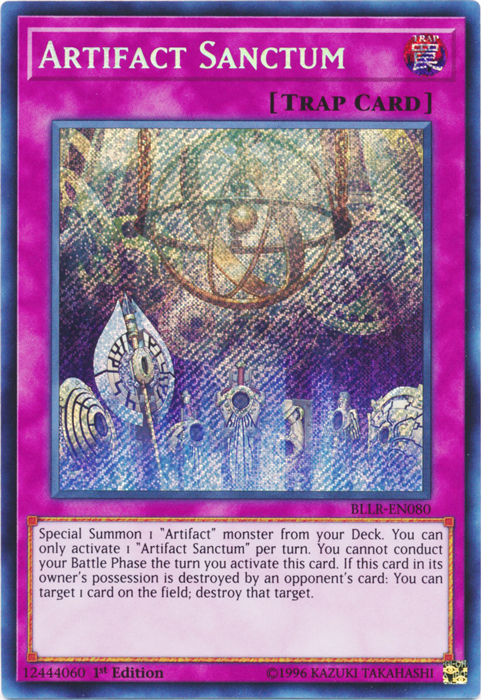 Artifact Sanctum - BLLR-EN080 - Secret Rare - 1st Edition