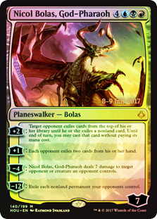 Nicol Bolas, God-Pharaoh - Foil - Prerelease Promo