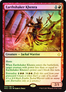 Earthshaker Khenra - Foil - Prerelease Promo