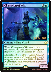 Champion of Wits - Foil - Prerelease Promo