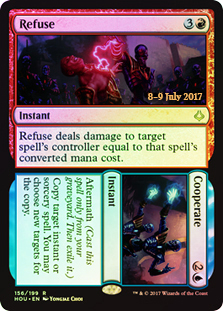 Refuse // Cooperate - Foil - Prerelease Promo