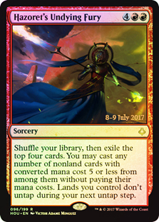 Hazorets Undying Fury - Foil - Prerelease Promo