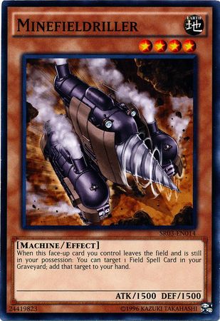 Minefieldriller - SR03-EN014 - Common - Unlimited Edition