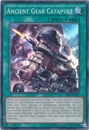 yugioh ancient gear structure deck Deck: Machine Re-Volt SD10-EN015 LP If this card attacks a Defence Position monster Ancient Gear Token - Common