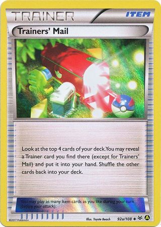 Trainers Mail - 92a/108 - Alternate Art Holo Promo