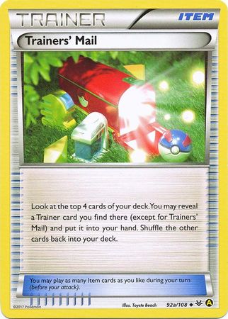 Trainers Mail - 92a/108 - Alternate Art Non-Holo Promo