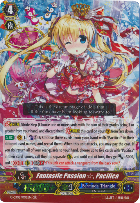 Fantastic Passion, Pacifica - G-CB05/002EN - GR