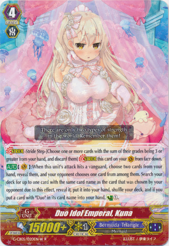 Duo Idol Emperal, Kuna - G-CB05/020EN-W - R