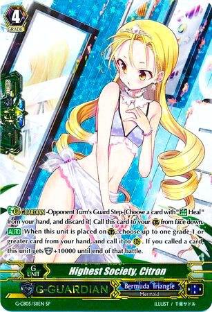 Highest Society, Citron - G-CB05/S11EN - SP