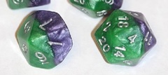 Gate Keeper Games - Halfsies Dice - Joker 7-Dice Set