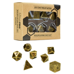 Ultra Pro - Heavy Metal Dice: Polyhedral 7-Count Rpg Set Dice