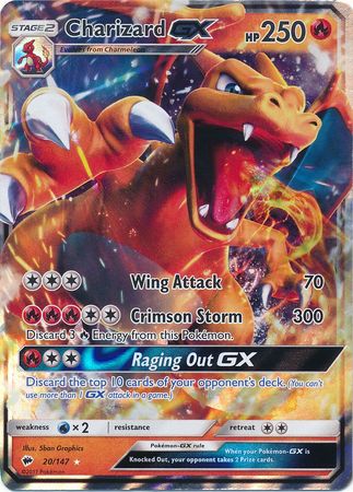 Charizard GX - 20/147 - Ultra Rare