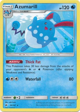 Azumarill - 35/147 - Rare