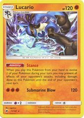 Lucario - 71/147 - Rock Steady Theme Deck exclusive