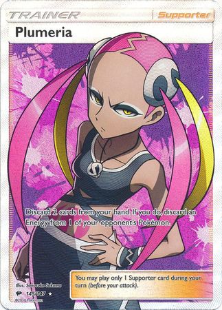 Plumeria - 145/147 - Full Art Ultra Rare