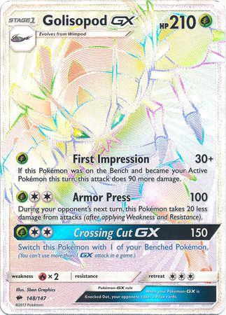 Golisopod GX Secret Rare - 148/147