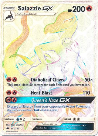 Salazzle GX - 151/147 - Secret Rare