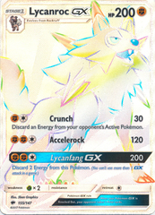 Lycanroc GX - 155/147 - Secret Rare