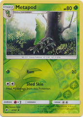 Metapod - 2/147 - Uncommon - Reverse Holo