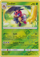 Ledian - 10/147 - Rare - Reverse Holo