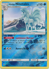 Alolan Ninetales - 28/147 - Rare - Reverse Holo