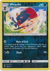 Weavile - 86/147 - Rare - Reverse Holo