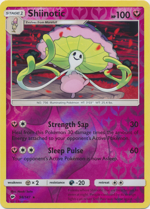 Shiinotic - 98/147 - Rare - Reverse Holo