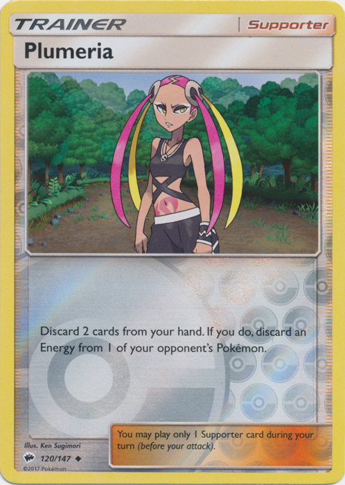 Plumeria - 120/147 - Uncommon - Reverse Holo