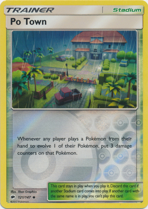 Po Town - 121/147 - Uncommon - Reverse Holo