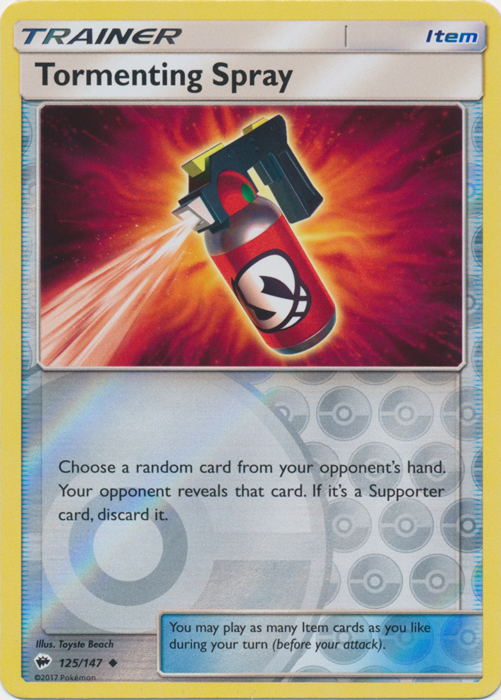 Tormenting Spray - 125/147 - Uncommon - Reverse Holo Tormenting Spray - 125/147 - Uncommon - Reverse Holo