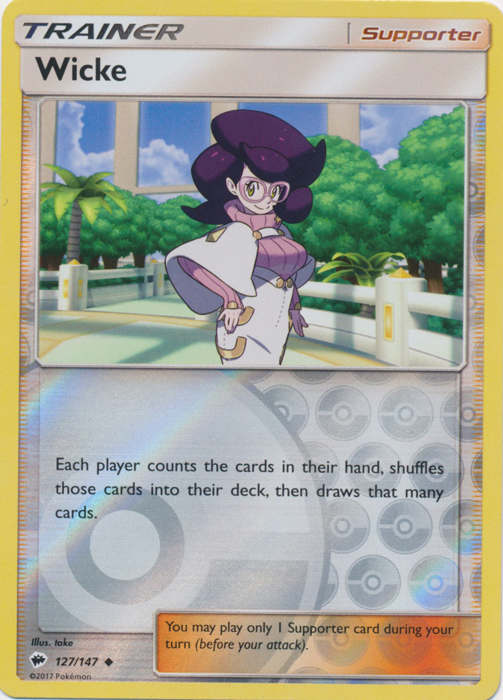 Wicke - 127/147 - Uncommon - Reverse Holo