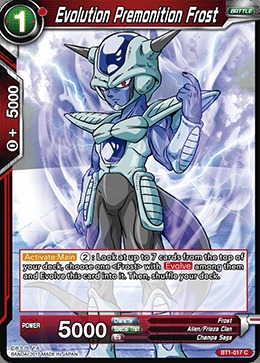 Evolution Premonition Frost - BT1-017 - C