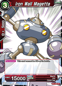 Iron Wall Magetta - BT1-020 - UC