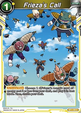 Friezas Call - BT1-109 - C
