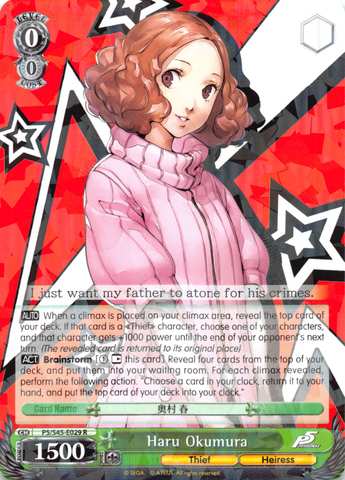 Haru Okumura - P5/S45-029 - R
