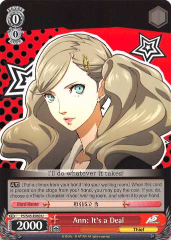 Ann: Its a Deal - P5/S45-060 - U