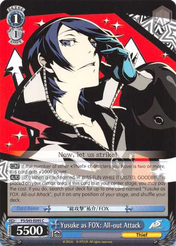 Yusuke as FOX: All-out Attack - P5/S45-095 - C