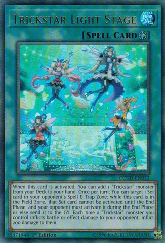 Trickstar Light Stage - COTD-EN053 - Ultra Rare - 1st Edition
